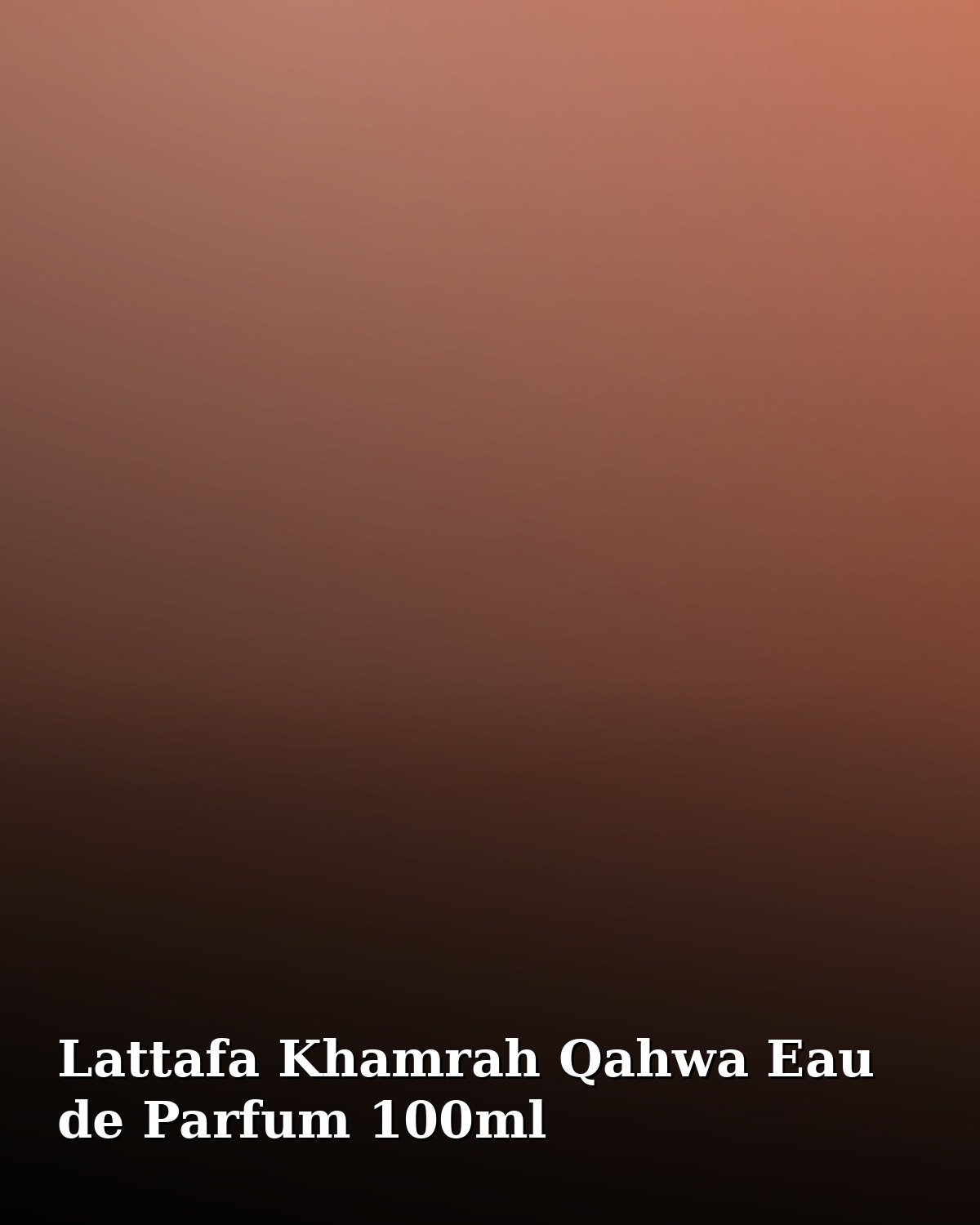 Lattafa Khamrah Qahwa Eau de Parfum 100ml